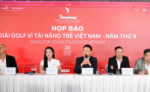 Tiền Phong Golf Championship 2025 quy tụ hơn 140 tài năng trẻ tham gia tranh tài