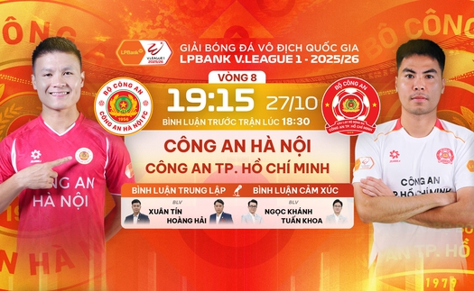 Lịch thi đấu bóng đá hôm nay 27/10: Trực tiếp Nam Định vs Đà Nẵng, CAHN vs CA TPHCM