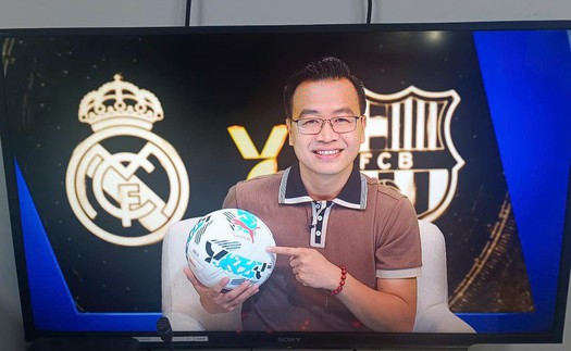 Những câu bình luận 'cháy mic' của BLV Tạ Biên Cương trong trận kinh điển Real Madrid vs Barcelona