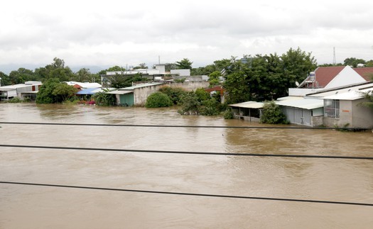 Các địa phương ven biển của tỉnh Lâm Đồng thiệt hại nặng nề do mưa lũ