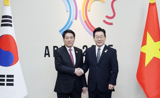 Chủ tịch nước Lương Cường hội đàm với Tổng thống Hàn Quốc Lee Jae Myung