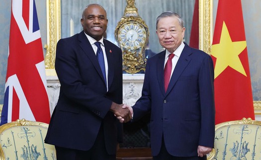 Tổng Bí thư Tô Lâm gặp Phó Thủ tướng Anh David Lammy