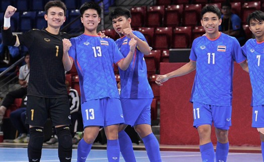 Thắng Uzbekistan 6-2, đội bóng Thái Lan giành tấm huy chương lịch sử ở giải châu Á