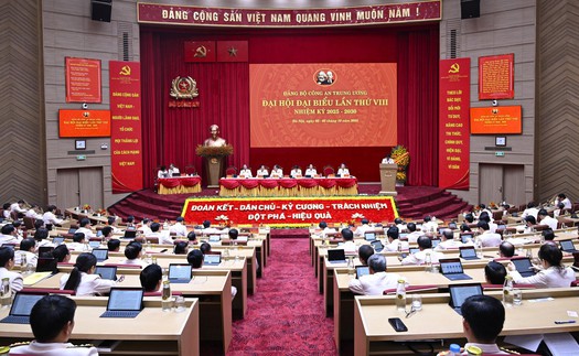 Bế mạc Đại hội đại biểu Đảng bộ Công an Trung ương