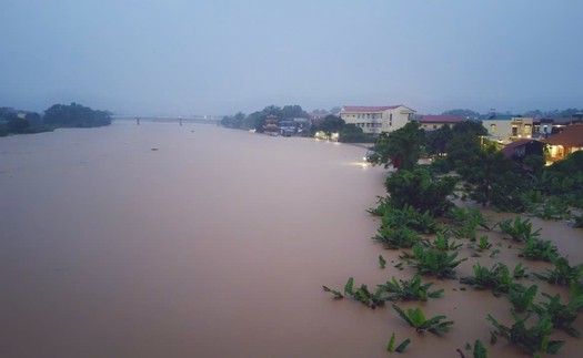 Bắc Ninh phát lệnh báo động trên các sông Cầu, Thương và Lục Nam
