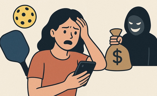 Một phụ nữ bị lừa hơn 600 triệu đồng vì pickleball