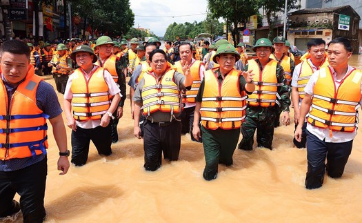 Thủ tướng Phạm Minh Chính tới Thái Nguyên thăm hỏi người dân, chỉ đạo khắc phục hậu quả mưa lũ 