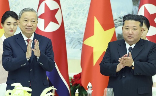 Chiêu đãi chào mừng Tổng Bí thư Tô Lâm thăm cấp Nhà nước tới Triều Tiên