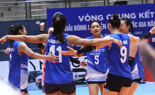 Kết quả bóng chuyền hạng A quốc gia 2025: Xác định hai đội vô địch và lên hạng VĐQG