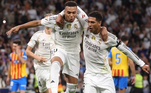 Mbappe, Bellingham tiếp tục tỏa sáng, Real Madrid bay cao với chiến thắng 4 sao