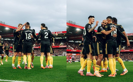 Bị thủng lưới trong chưa đầy 3 phút, MU hòa 2-2 trên sân nhà Nottingham