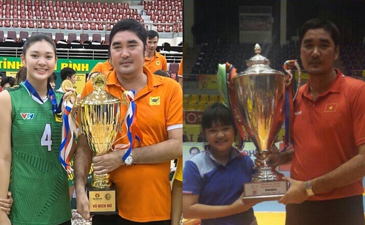 Cặp cha con của bóng chuyền Việt Nam cùng nhau giành chức vô địch, tạo khoảnh khắc ấn tượng với CĐV