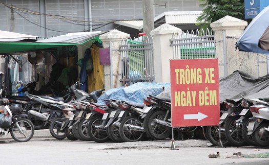 Hà Nội tổng kiểm tra hoạt động trông giữ phương tiện