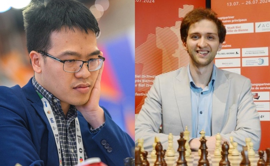 Lê Quang Liêm hòa kỳ thủ của Đức ở vòng 5 World Cup cờ vua