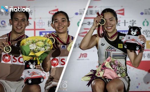 Cầu lông Thái Lan khởi động cho SEA Games 2025 bằng cú đúp vô địch giải đấu danh giá tại Nhật Bản