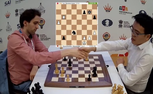 Lê Quang Liêm dừng bước đáng tiếc tại World Cup cờ vua 2025 