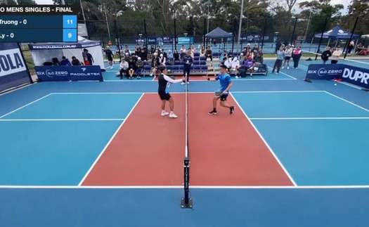 Chạnh lòng với khán đài chỉ có… 30 khán giả tại giải pickleball ở Úc mà tay vợt Việt Nam vô địch