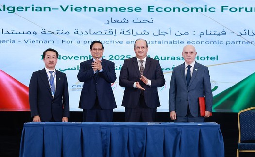 Thủ tướng Phạm Minh Chính và Thủ tướng Algeria dự Diễn đàn kinh tế Việt Nam - Algeria