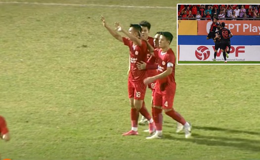 Người hùng Thể Công không ăn mừng khi lập siêu phẩm, CĐM nhắc tên Đức Chiến, Hoàng Đức