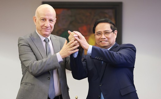 Thủ tướng Phạm Minh Chính tiếp Tổng Bí thư Đảng Mặt trận Giải phóng Dân tộc Algeria