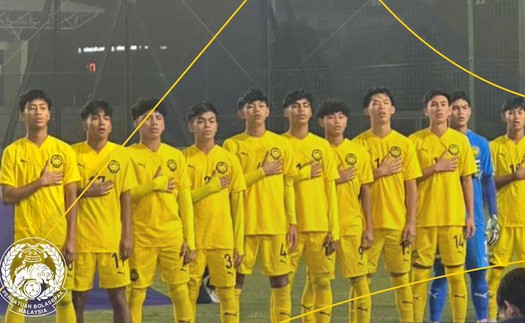 Thắng 13-0, U17 Malaysia xếp trên tuyển trẻ Việt Nam ở giải châu Á