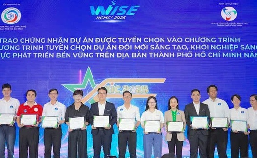 Thành phố Hồ Chí Minh hỗ trợ tài chính không hoàn lại cho 108 dự án đổi mới sáng tạo