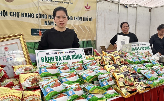 Hội chợ hàng công nghiệp nông thôn Thủ đô 2025: 'Nhịp cầu' đưa sản phẩm OCOP, làng nghề vươn xa