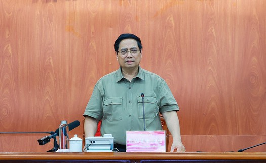 Thủ tướng làm việc với các địa phương triển khai khắc phục hậu quả mưa lũ