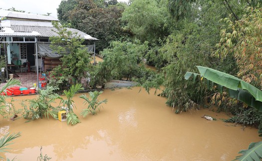 Đà Nẵng: Nước sông dâng cao gây ngập lụt nhiều nơi
