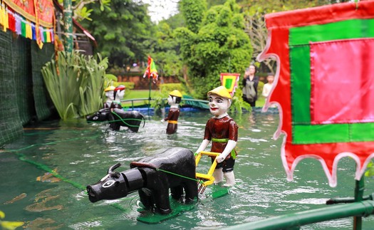 Khám phá nghệ thuật sân khấu dân gian Múa rối nước