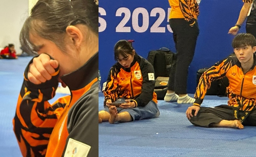 VĐV đoạt HCĐ thế giới bị xử thua đầy tranh cãi ngay vòng đầu SEA Games 2025 trước võ sĩ Thái Lan