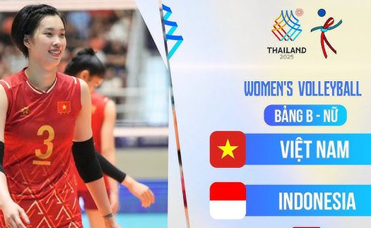 Link xem trực tiếp bóng chuyền nữ SEA Games 2025 hôm nay ngày 12/12: Việt Nam vs Indonesia