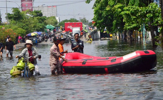 Biến đổi khí hậu "khuếch đại" những trận mưa lớn và lũ lụt tại châu Á