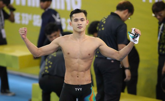 Tiếp tục giành HCV nội dung 200m, Phạm Thanh Bảo xứng danh 'ông hoàng bơi ếch' của SEA Games