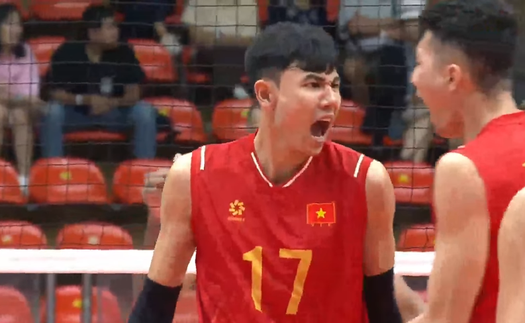 Bóng chuyền nam Việt Nam thua đậm Thái Lan ở SEA Games 2025