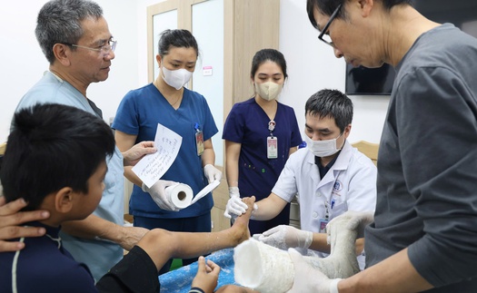 Gần 30 trẻ hồi phục tích cực sau phẫu thuật nhân đạo