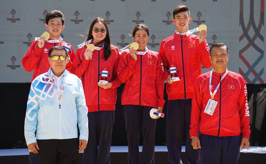 Người hâm mộ chúc mừng VĐV 'đặc biệt' của Việt Nam khi cuối cùng đã có HCV SEA Games 2025