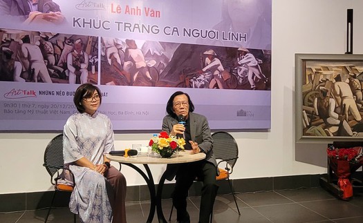 Họa sĩ của khúc tráng ca và tâm hồn người lính