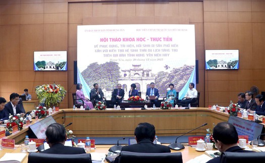 Phục dựng tái hiện, hồi sinh Phố Hiến gắn với hệ sinh thái du lịch sáng tạo