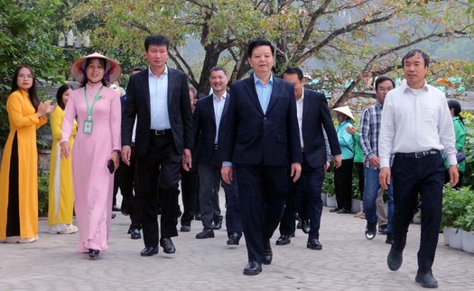 Phó Thủ tướng Mai Văn Chính kiểm tra công tác quy hoạch Quần thể danh thắng Tràng An