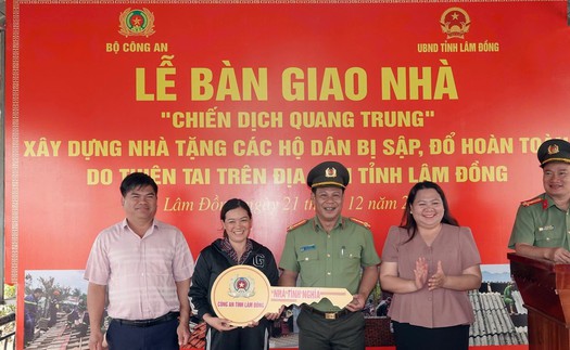 Lâm Đồng: Khánh thành căn nhà đầu tiên trong “Chiến dịch Quang Trung”