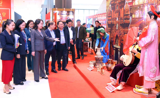 Phó Chủ tịch nước kiểm tra công tác chuẩn bị Đại hội Thi đua yêu nước toàn quốc lần thứ XI