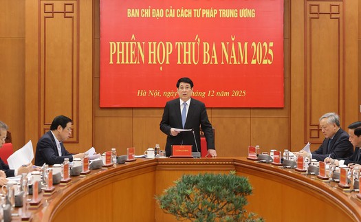 Chủ tịch nước chủ trì Phiên họp Ban Chỉ đạo cải cách Tư pháp Trung ương