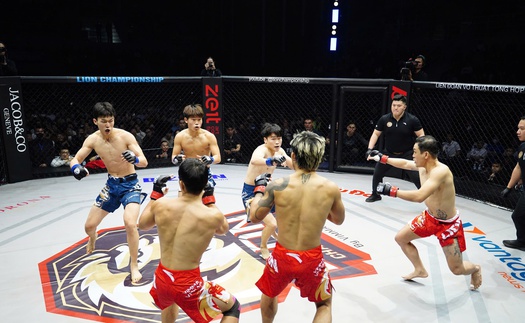 Các võ sĩ Việt Nam đánh bại 3 đối thủ Trung Quốc sau 7 phút đối đầu nảy lửa ở nội dung độc lạ của MMA