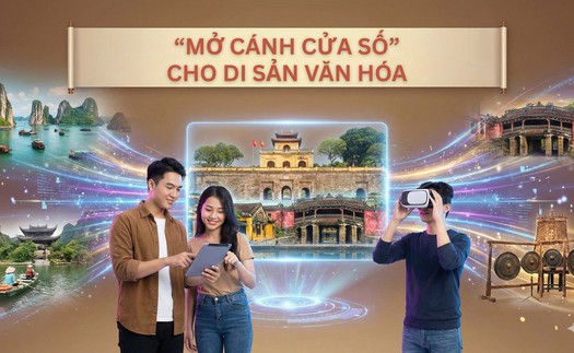 "Mở cánh cửa số" cho di sản văn hóa