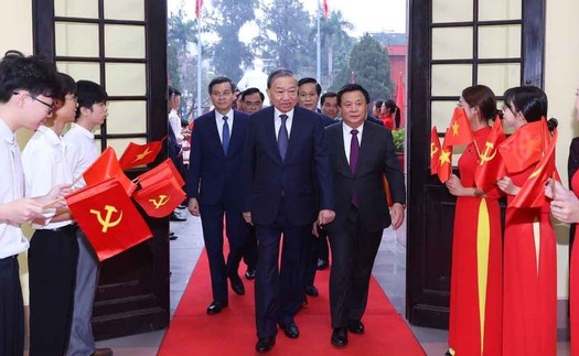 Tổng Bí thư dự hội nghị tổng kết và triển khai nhiệm vụ của Học viện Chính trị Quốc gia Hồ Chí Minh