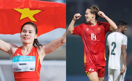 Cầu thủ U23 Việt Nam và ngôi sao điền kinh 2k2 được vinh danh khi xuất sắc giành HCV ở SEA Games 