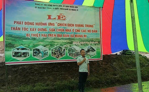 Quảng Ngãi đảm bảo cho dân bị ảnh hưởng bởi thiên tai an cư đón năm mới