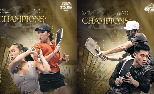 Pickleball Việt Nam giành 4 HCV ở giải đấu tại Trung Quốc, tạo cột mốc lịch sử