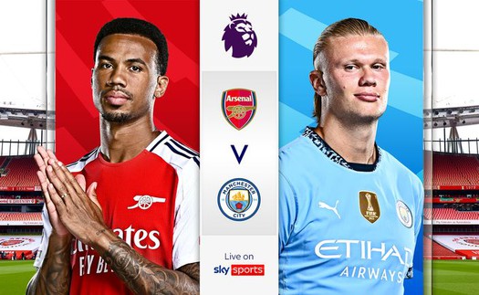 Lịch thi đấu Ngoại hạng Anh vòng 24: Đại chiến Arsenal - Man City